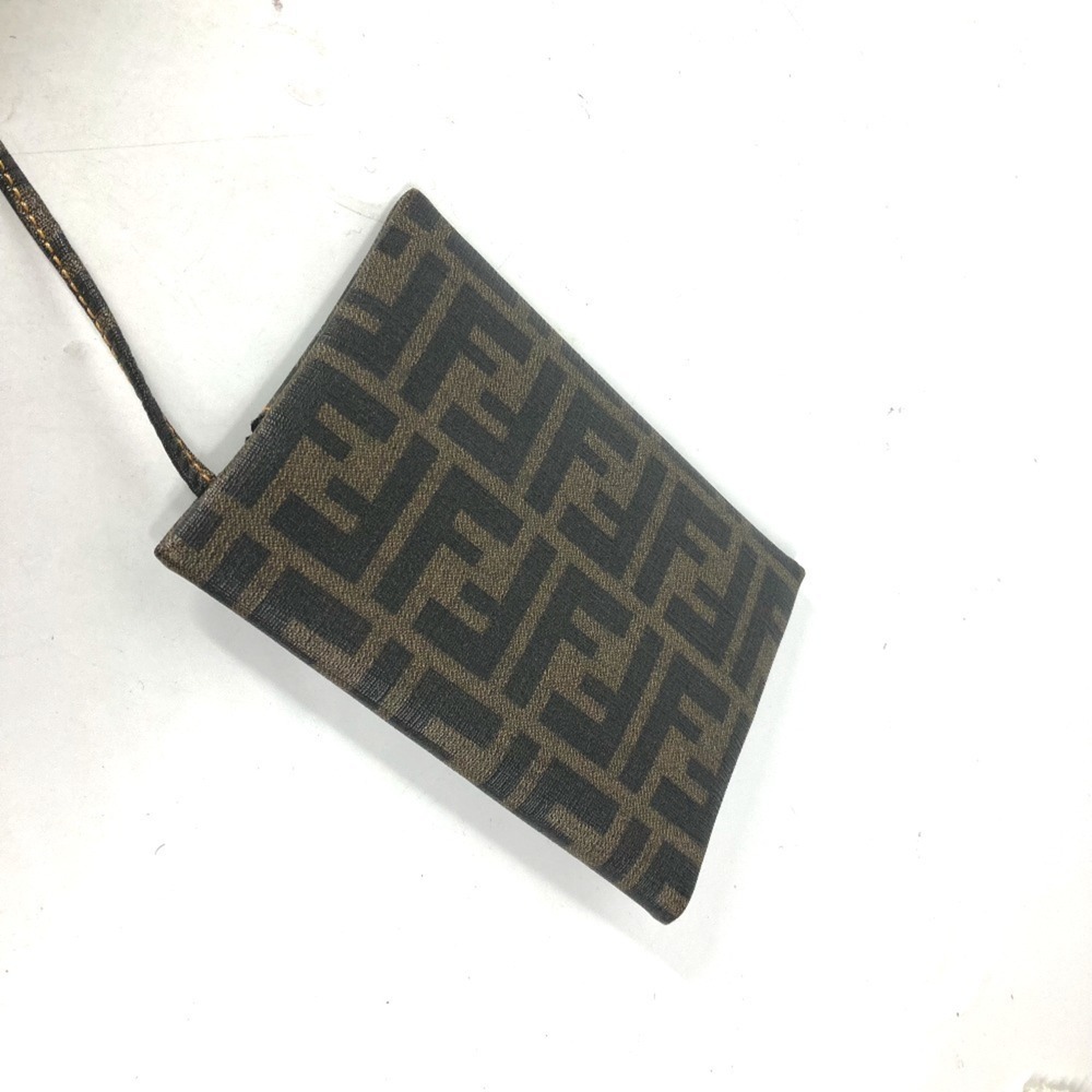 FENDI Brown Leather Zucca Shoulder Bag - Picture 14 of 14